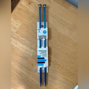 Boye Knitting Needles 10 In. Vintage Aluminum Blue Size 8 New